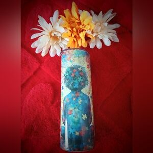 Colorful Puzzle Art Vase